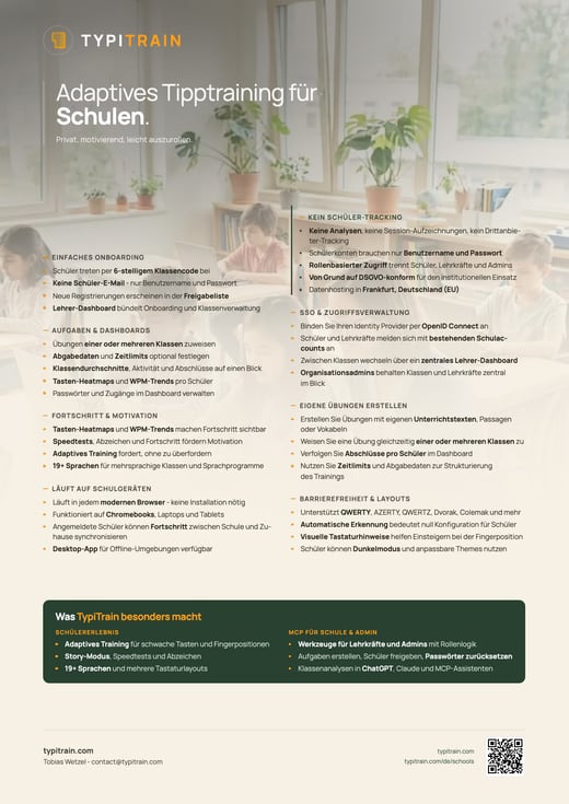 TypiTrain Flyer