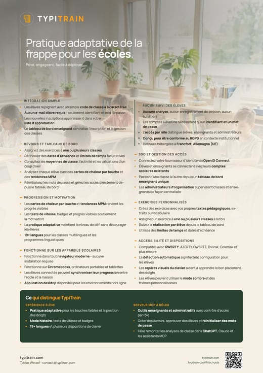 Flyer TypiTrain