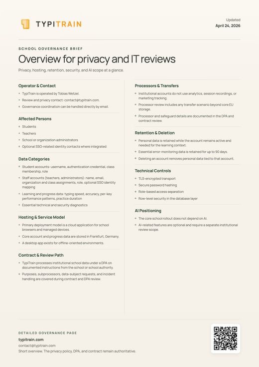 Printable governance brief
